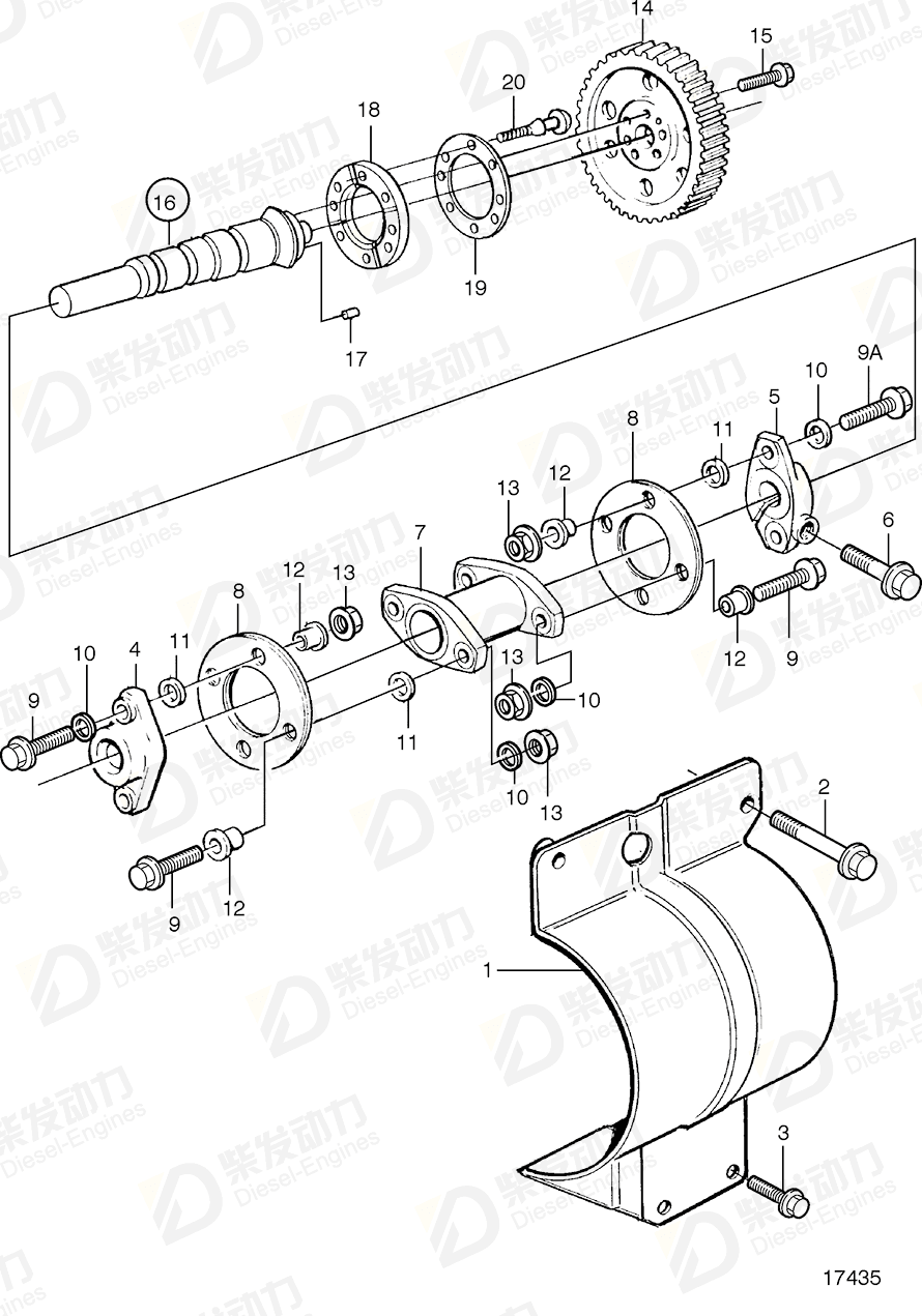 volvo penta Washer 976945 Drawing volvo penta Washer 976945 Drawing